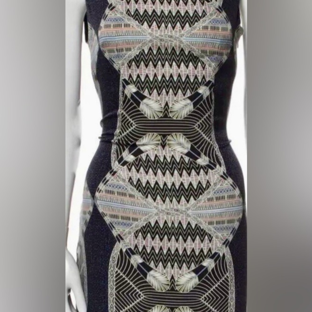 MARA HOFFMAN Boho Sleeveless Multicolored Black Maxi Dress - Picture 3 of 10